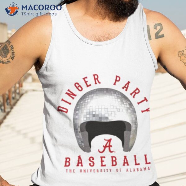 Alabama Crimson Tide Dinger Party Disco Helmeshirt