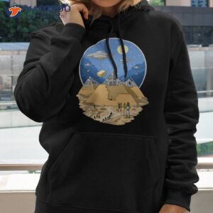 aliens bulding egyptian pyramids shirt hoodie