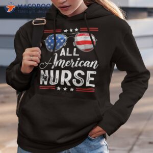 all american nurse 4th of july memorial day matching family shirt hoodie 3