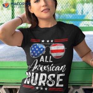 All American Nurse 4th Of July Memorial Day Matching Family Shirt