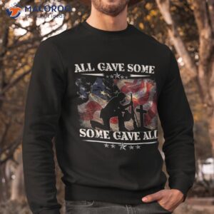 all gave some shirt veteran amp memorial s day sweatshirt