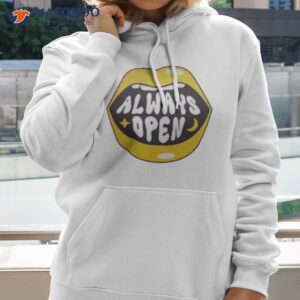 all good no worries always open logo shirt hoodie