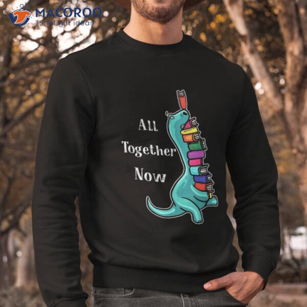 All Together Now Summer Reading 2023 Cute Dinosaur Shirt