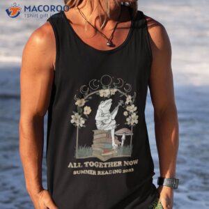 all together now summer reading 2023 cute frog shirt tank top