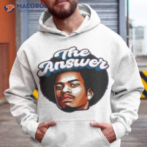 allen iverson the answer big head shirt hoodie