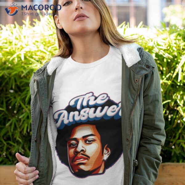 Allen Iverson The Answer Big Head Shirt