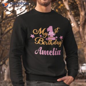amelia 1st birthday 1 year old girl shirt sweatshirt