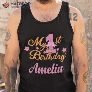 amelia 1st birthday 1 year old girl shirt tank top