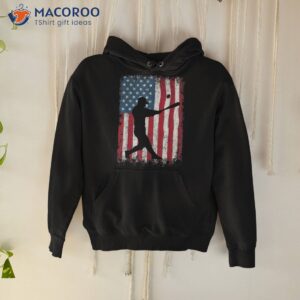 American Flag Baseball Team Gift For Boys Girls Shirt