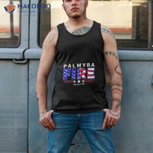 american flag palmyra fire organized 1891 shirt tank top 2