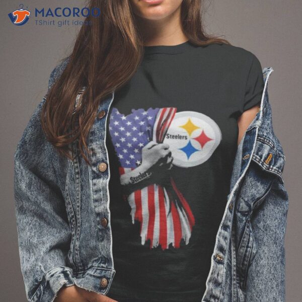 American Flag Pittsburgh Steelers Shirt