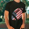 American Football 4th July Flag Patriotic Shirt