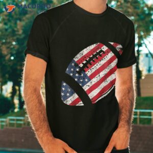 american football 4th july flag patriotic shirt tshirt