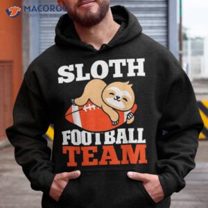american football cute player footballer sloth shirt hoodie