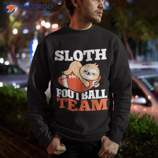 American Football Cute Player – Footballer Sloth Shirt