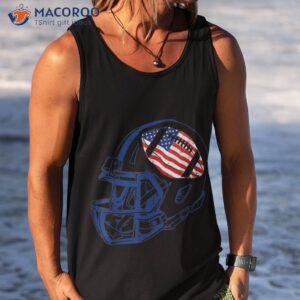 american football silhouette usa america gift shirt tank top