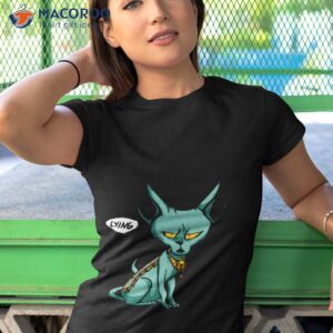 angry face saga comic lying cat shirt tshirt 1