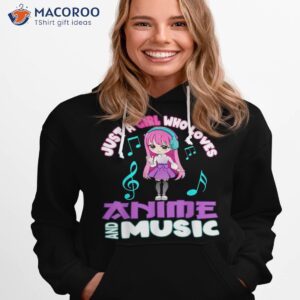 anime and music girl for teen chibi graphic shirt hoodie 1