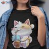 Anime Cat Boba Bubble Tea Kawaii Neko Shirt