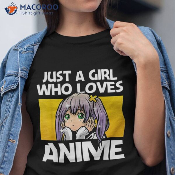 Anime Gift For Teen Girls Merch Lover Girl Shirt