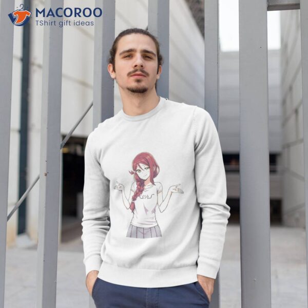 Anime Girl Shrug Shirt