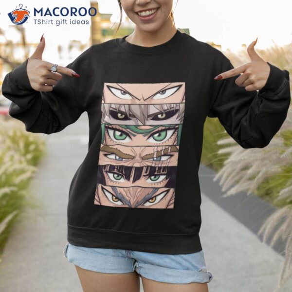 Anime One Punch Eyes Graphic Shirt