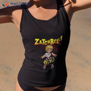 anime zatch bell golden gash design shirt tank top 2