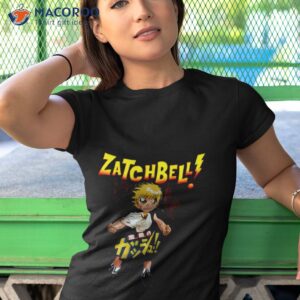 anime zatch bell golden gash design shirt tshirt 1