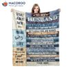 Anniversary Romantic Gifts For Him Blanket, Birthday Gifts For Husband From Wife