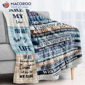 Anniversary Romantic Gifts For Him Blanket, Birthday Gifts For Husband From Wife