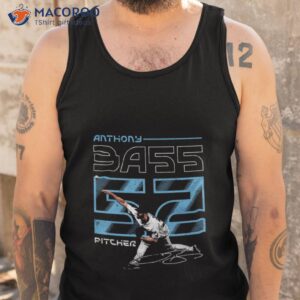 anthony bass number 52 baseball pitcher vintage shirt tank top