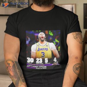 anthony davis was locked in for game 1 shirt tshirt