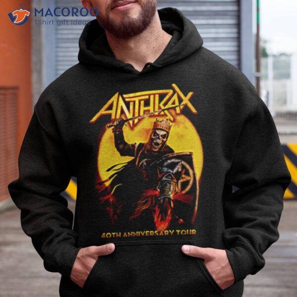 Anthrax We Ride With Death Tonight Merch Anthrax North American Tour 2023 Shirt