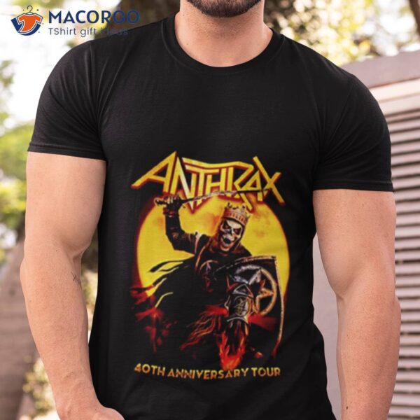 Anthrax We Ride With Death Tonight Merch Anthrax North American Tour 2023 Shirt