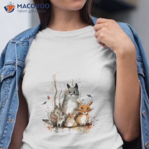 Aquarelle Premium : Forest Animal Friends 2 T-Shirt, Personal Mother’s Day Gift Ideas