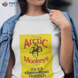 Arctic Monkeys Carrow Road Norwich June 7 2023 Shirt