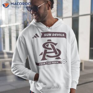 arizona state university sun devils fear the fork shirt hoodie 1 1