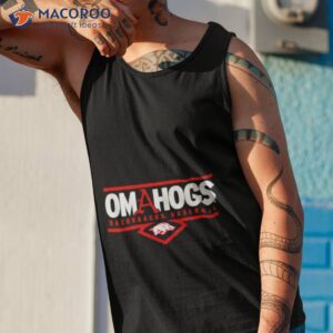 arkansas razorbacks baseball omahogs shirt tank top 1