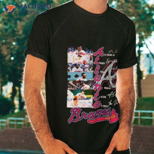 Atlanta Braves Sports Teams 2023 Signatures Shirt