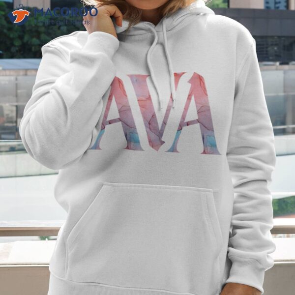 Ava Name Funny  T-Shirt, Personal Mother’s Day Gift Ideas