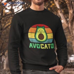 avogato avocado cat vegan shirt sweatshirt