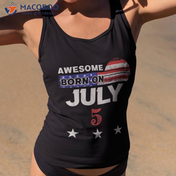 Awesome July 5th Vintage Usa Flag Classic 5 Shirt