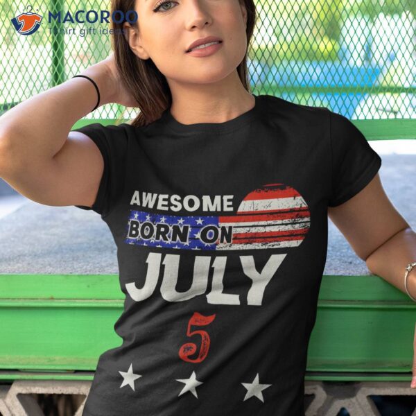 Awesome July 5th Vintage Usa Flag Classic 5 Shirt