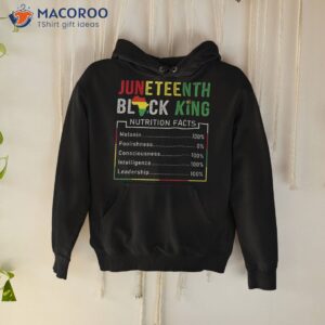 awesome juneteenth black king melanin fathers day boys shirt hoodie