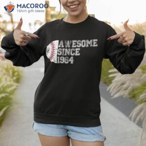 awesome since 1964 59th birthday gifts baseball 59 years old shirt sweatshirt 1