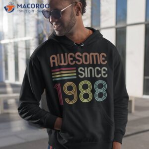 Awesome Since 1988 35th Birthday Retro Shirt