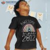 Awesome Since 2012 11th Birthday Rainbow Gifts Born In Shirt