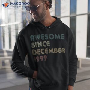 awesome since december 1999 vintage retro birthday shirt hoodie 1