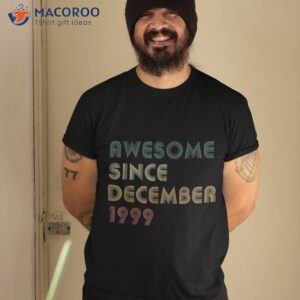 awesome since december 1999 vintage retro birthday shirt tshirt 2