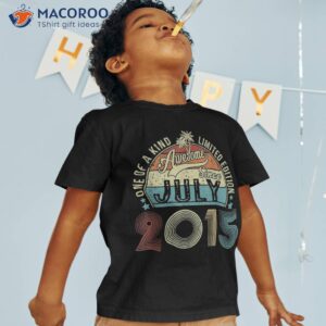 awesome since july 2015 8 year old gifts 8th birthday shirt tshirt